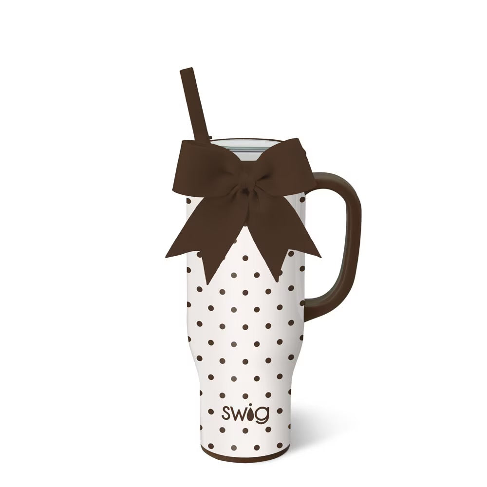 Swig Mocha Dots Pattern