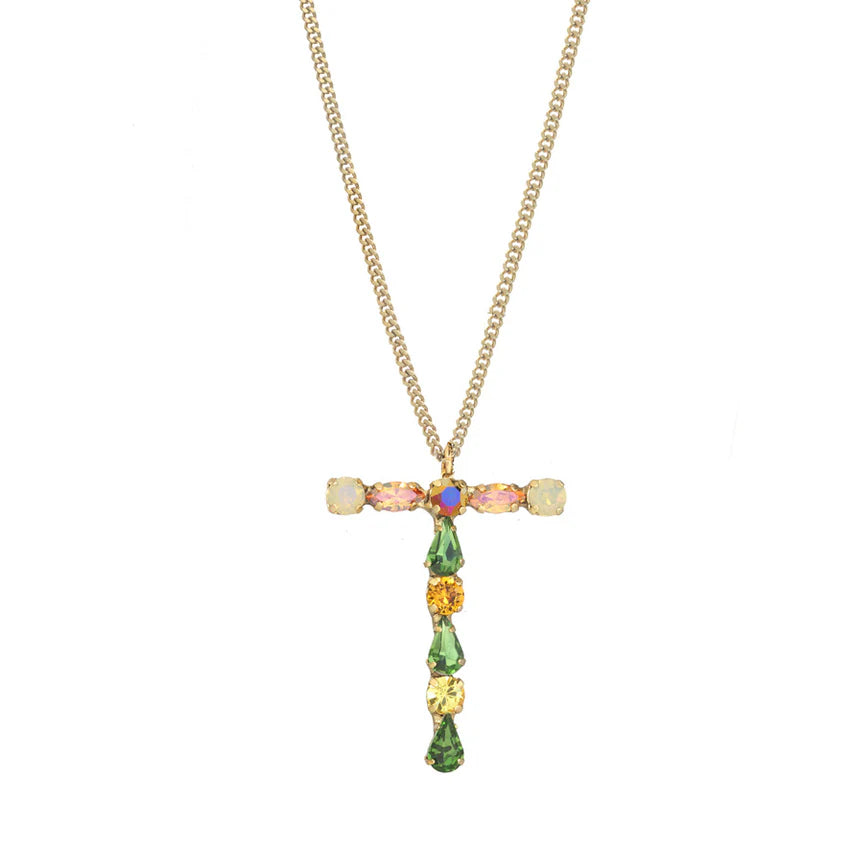 TOVA Monogram Pendant in Colors