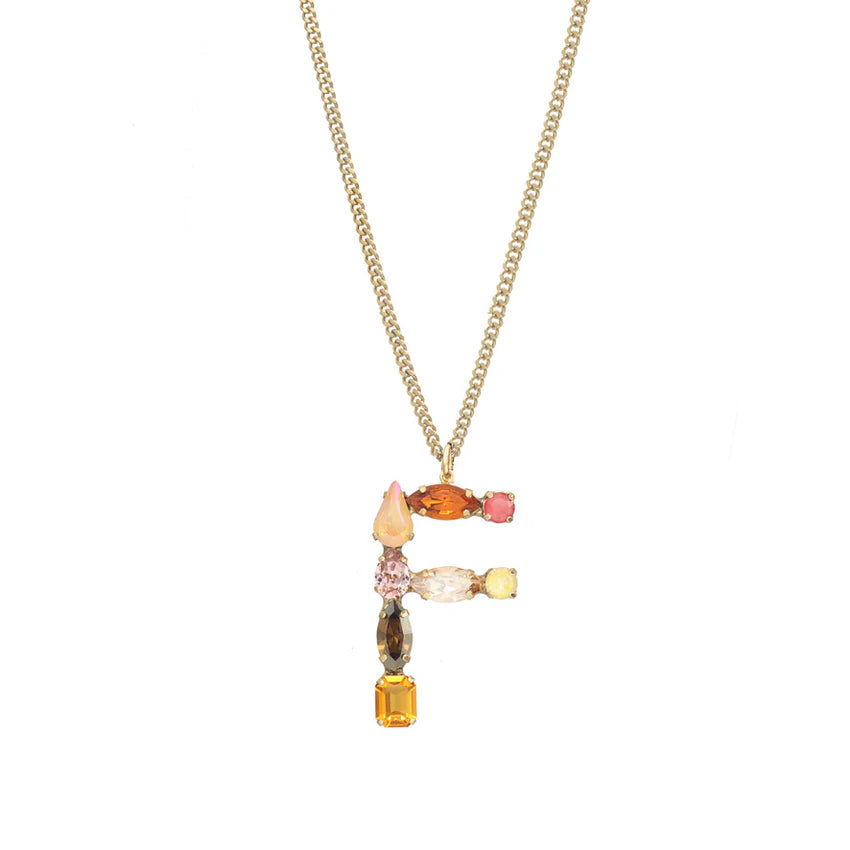 TOVA Monogram Pendant in Colors