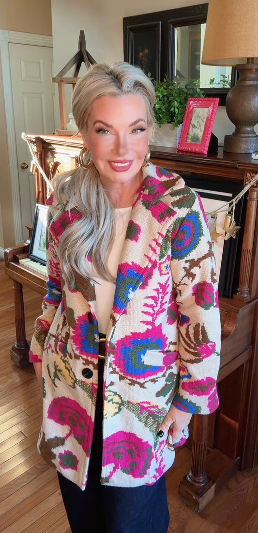 When in Floral Jacket
