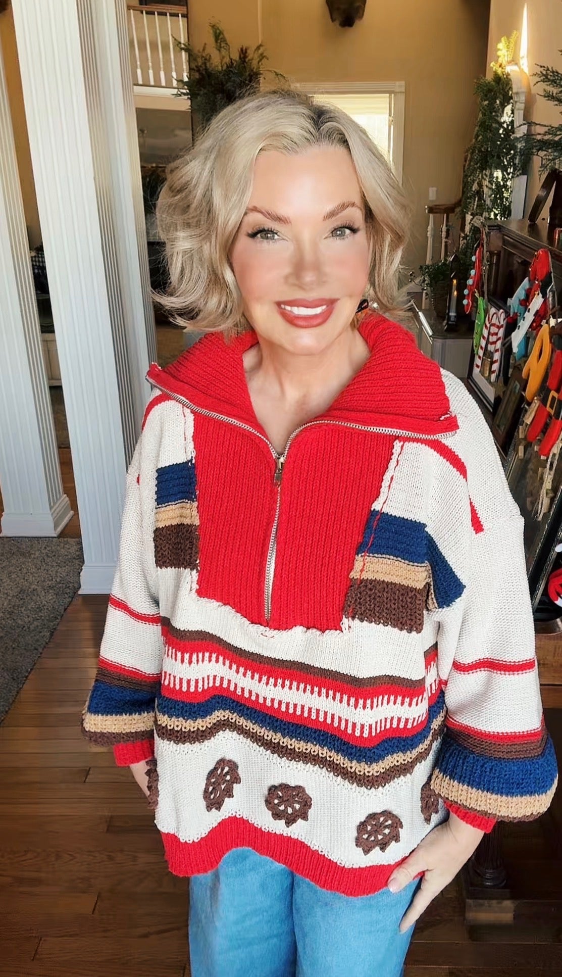 In my Element Zipper Sweater