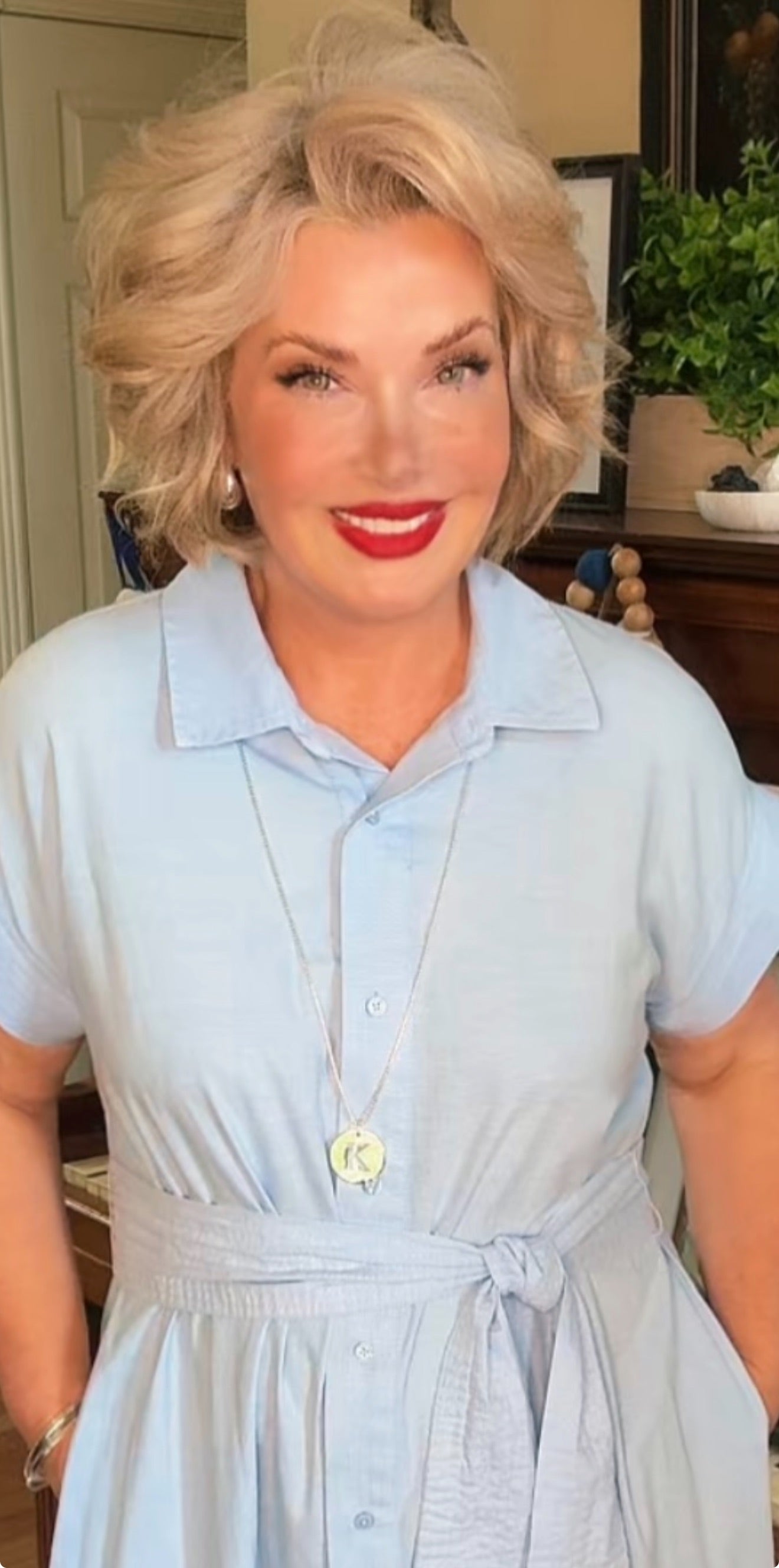 Julie Vos Monogram Pendant Necklace