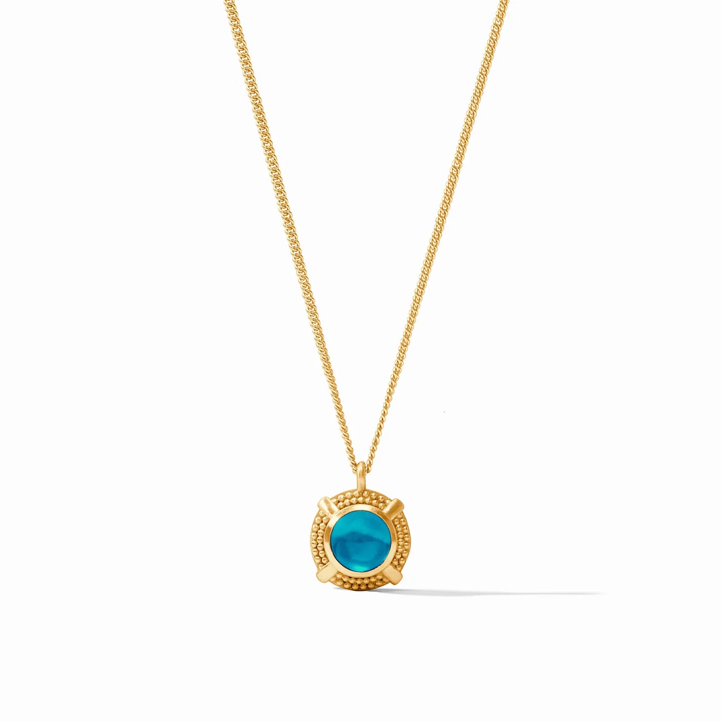 Julie Vos Cabochon solitaire Necklace