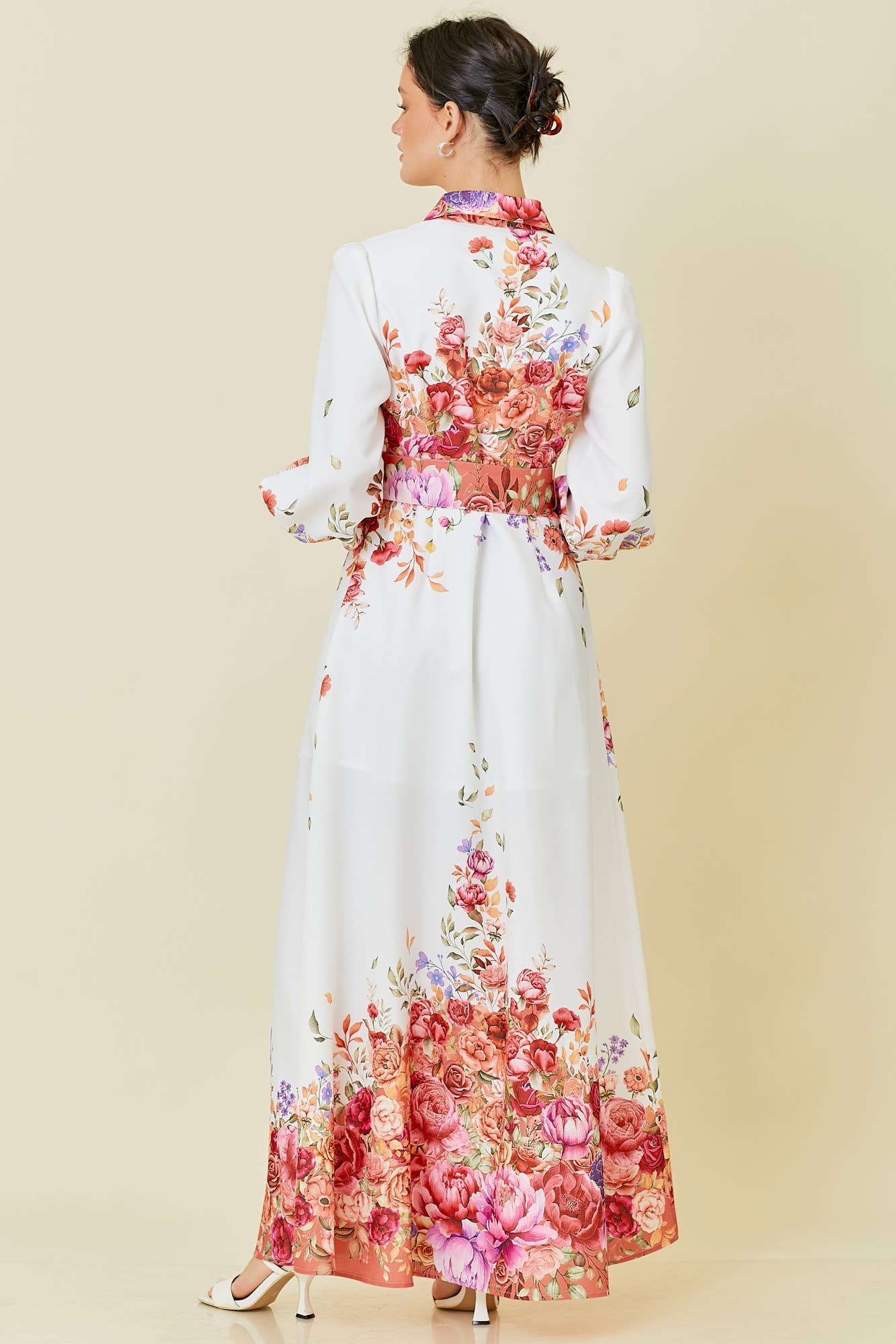 Elegantly Floral Maxi Dress