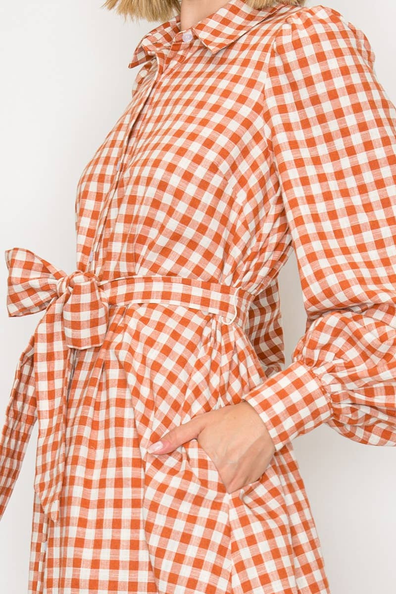 Your Favorite Gingham Maxi Dress