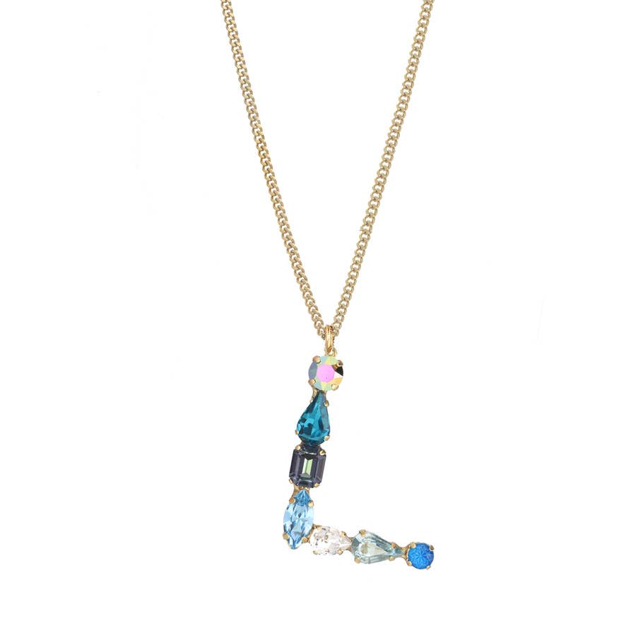 TOVA Monograms in Neon Necklace