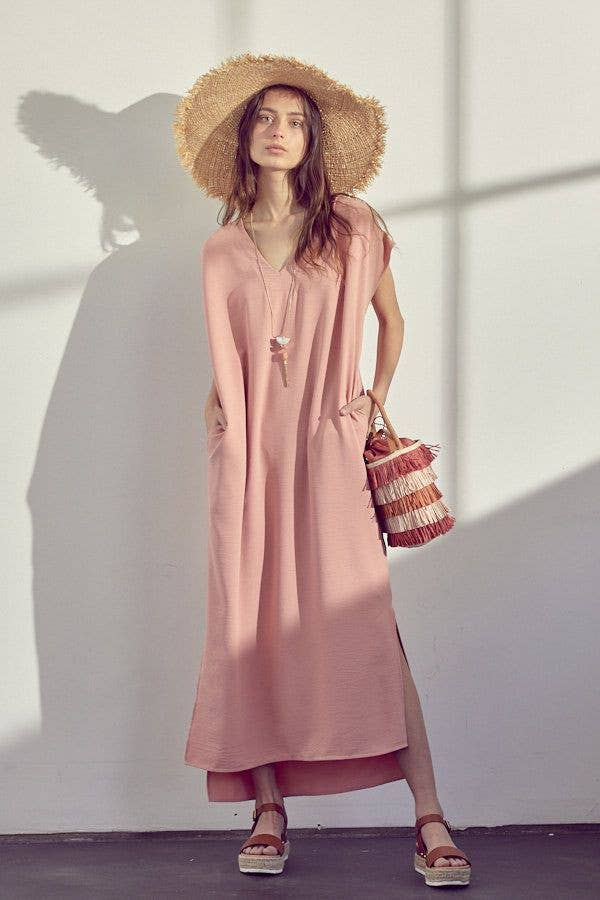 Pretty in Pink Maxi Dress