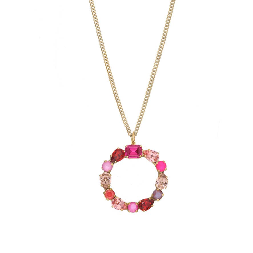 TOVA Monograms in Neon Necklace