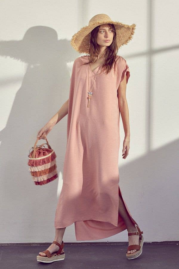 Pretty in Pink Maxi Dress