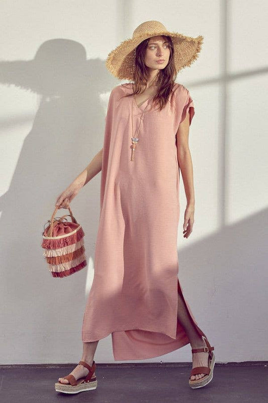 Pretty in Pink Maxi Dress