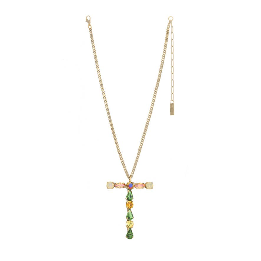 TOVA Monograms in Neon Necklace
