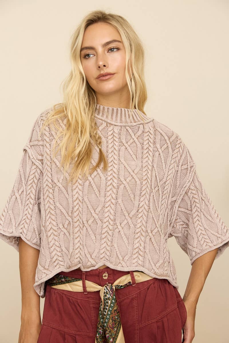 Mocha Oversize Sweater