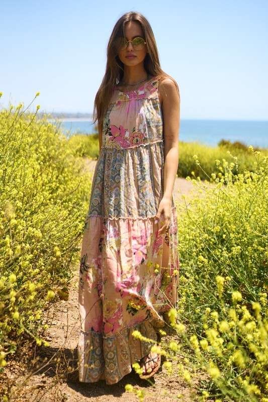By the Shore Floral Boho Dress