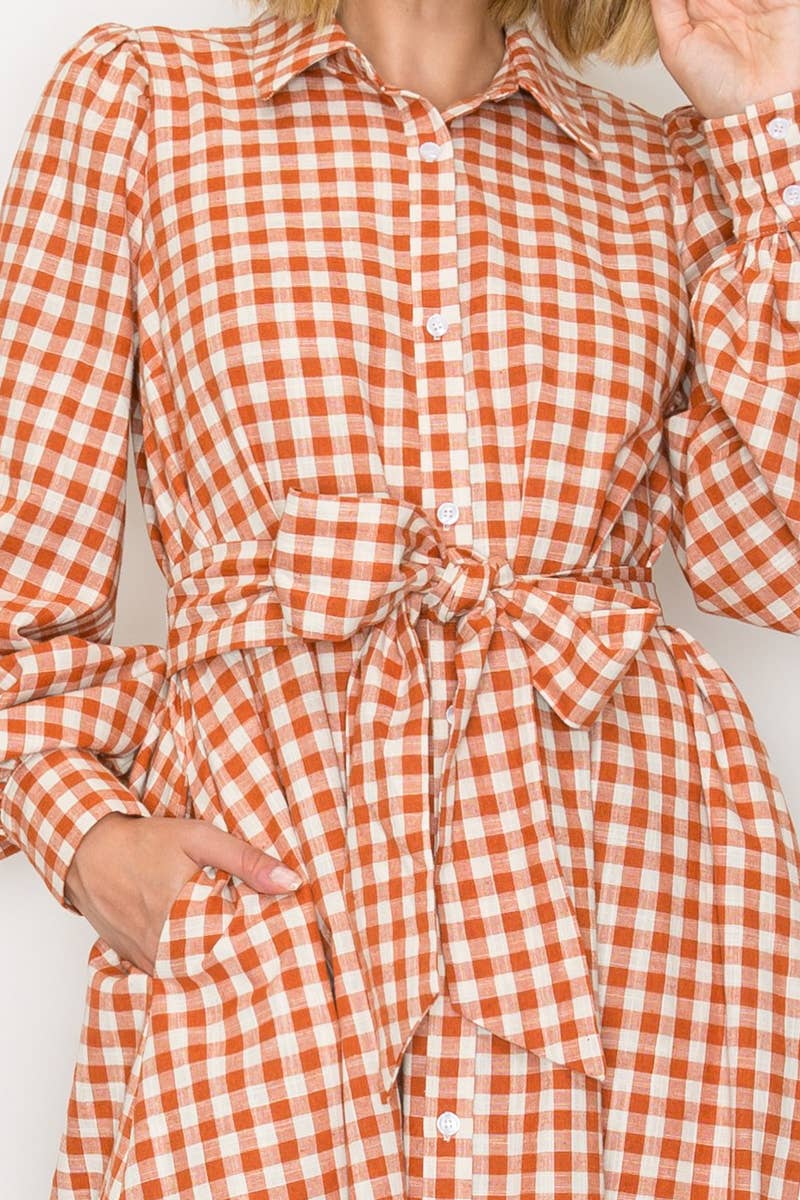Your Favorite Gingham Maxi Dress