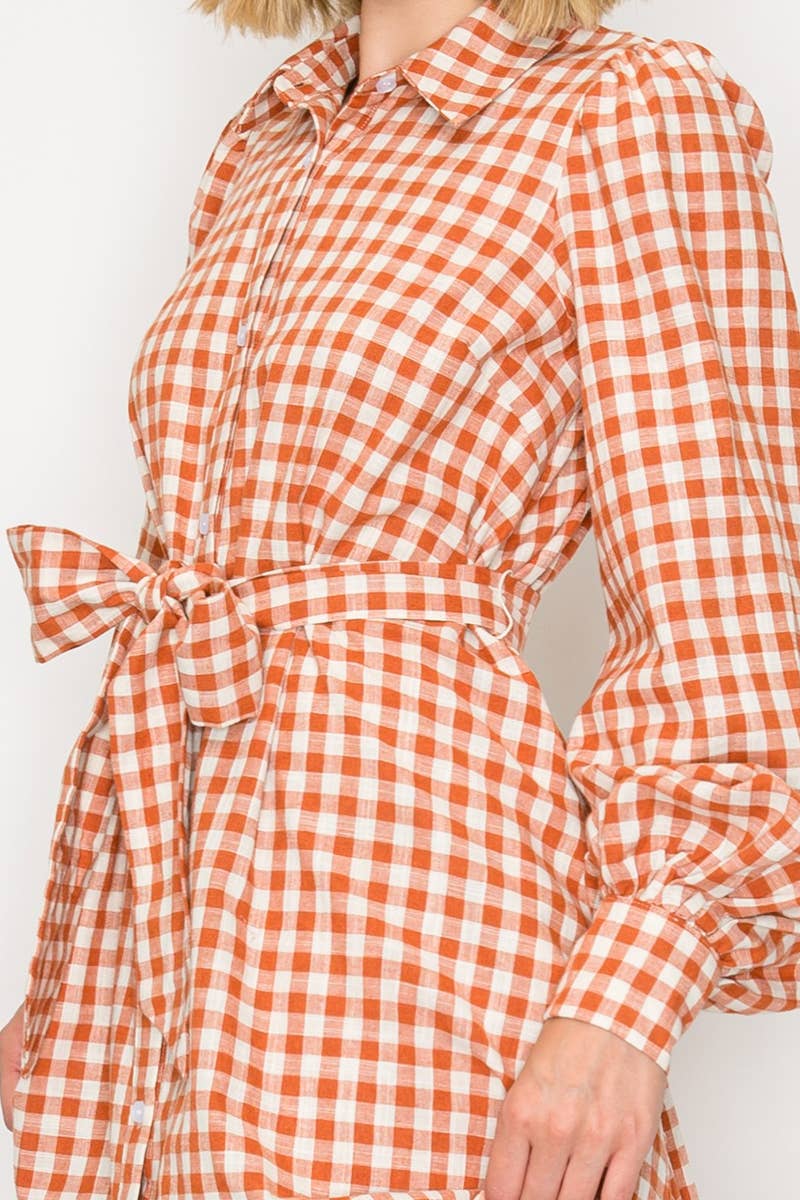 Your Favorite Gingham Maxi Dress