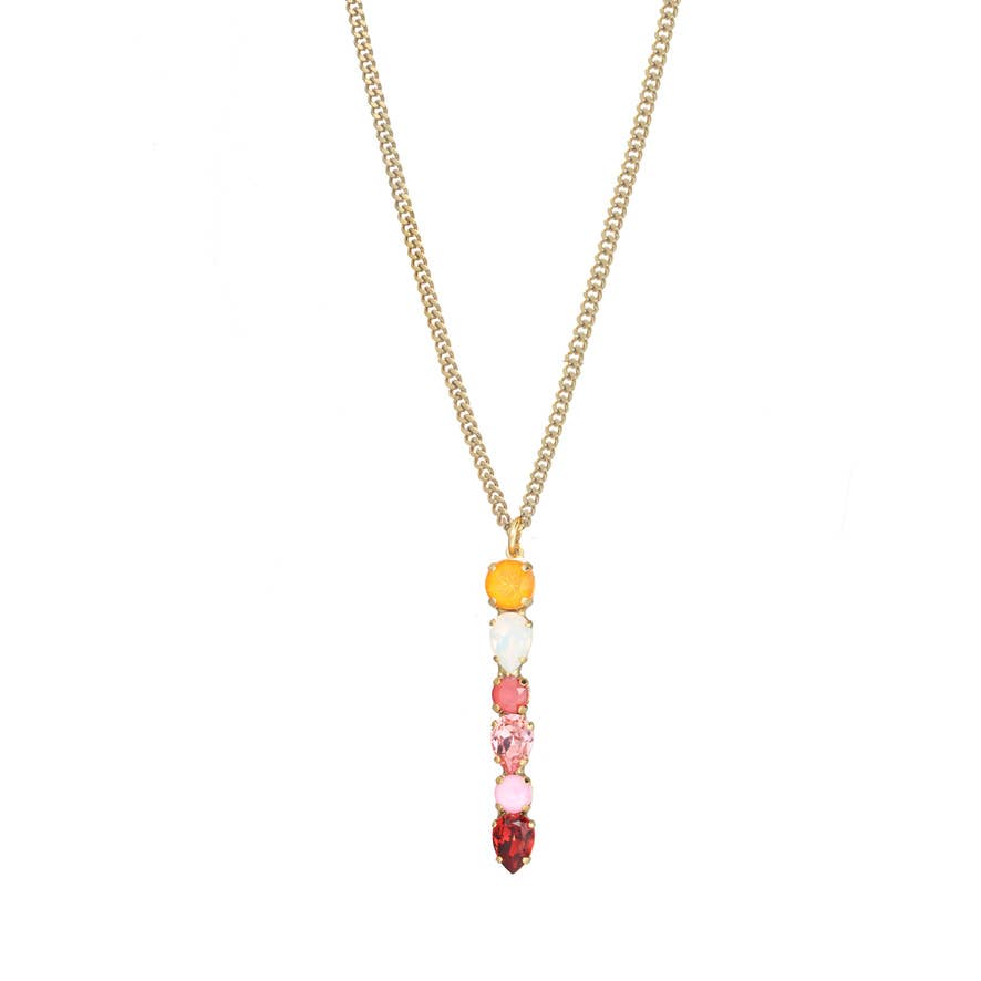 TOVA Monograms in Neon Necklace