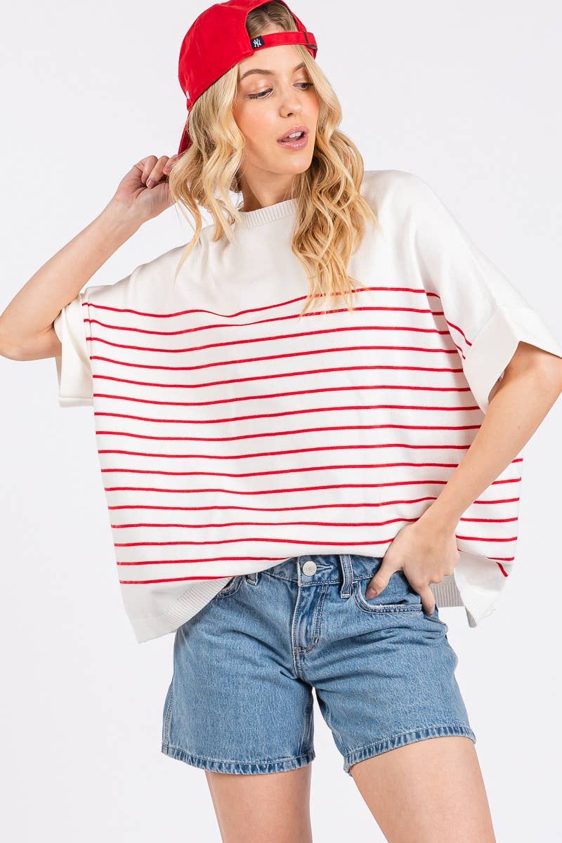 Take me to Tut Stripe Sweater