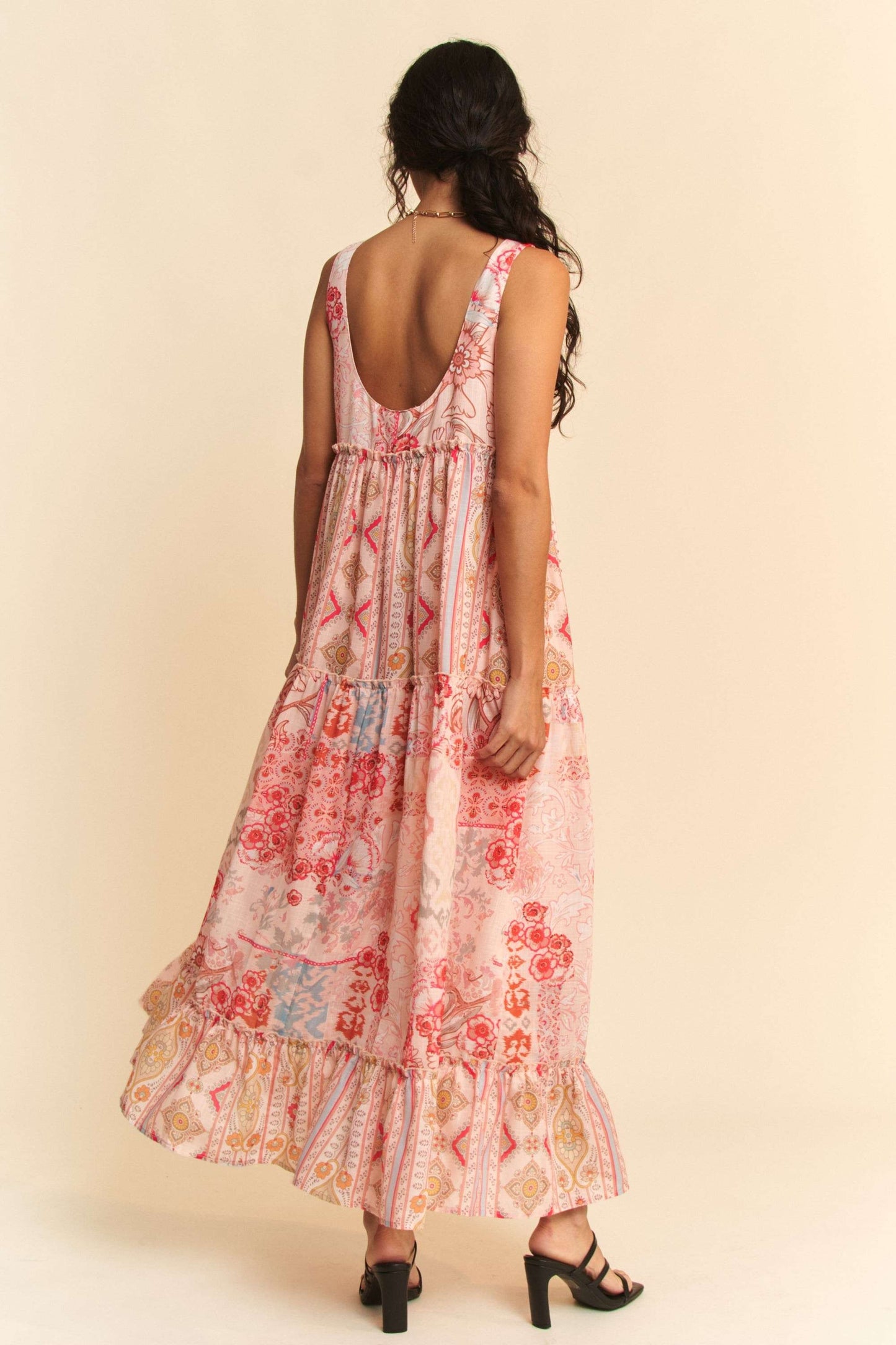 Precious in Pink Floral Maxi Dress