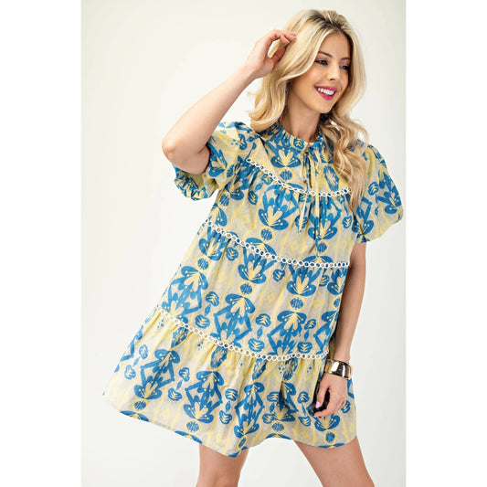 A Simple Tie Mini Dress