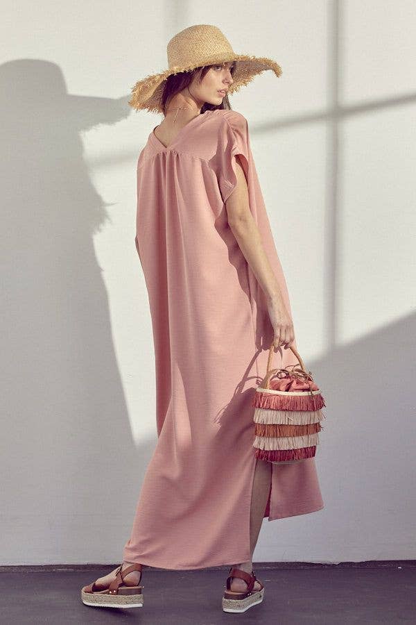 Pretty in Pink Maxi Dress