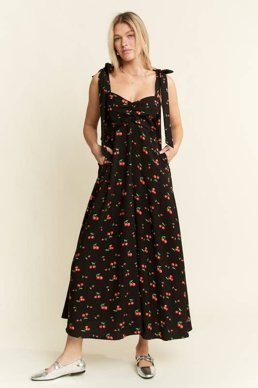 Cherry on Top Midi Dress
