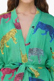 Artistic Cheetah Robe