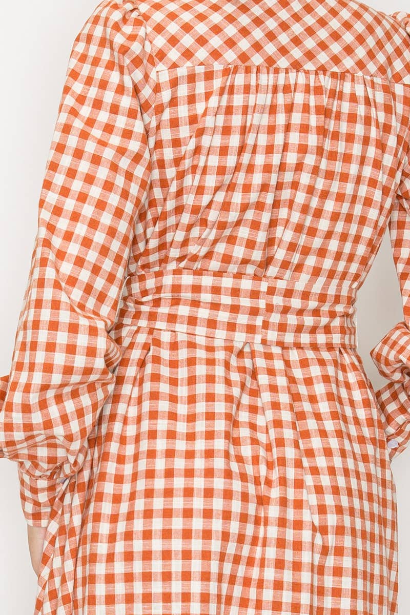 Your Favorite Gingham Maxi Dress