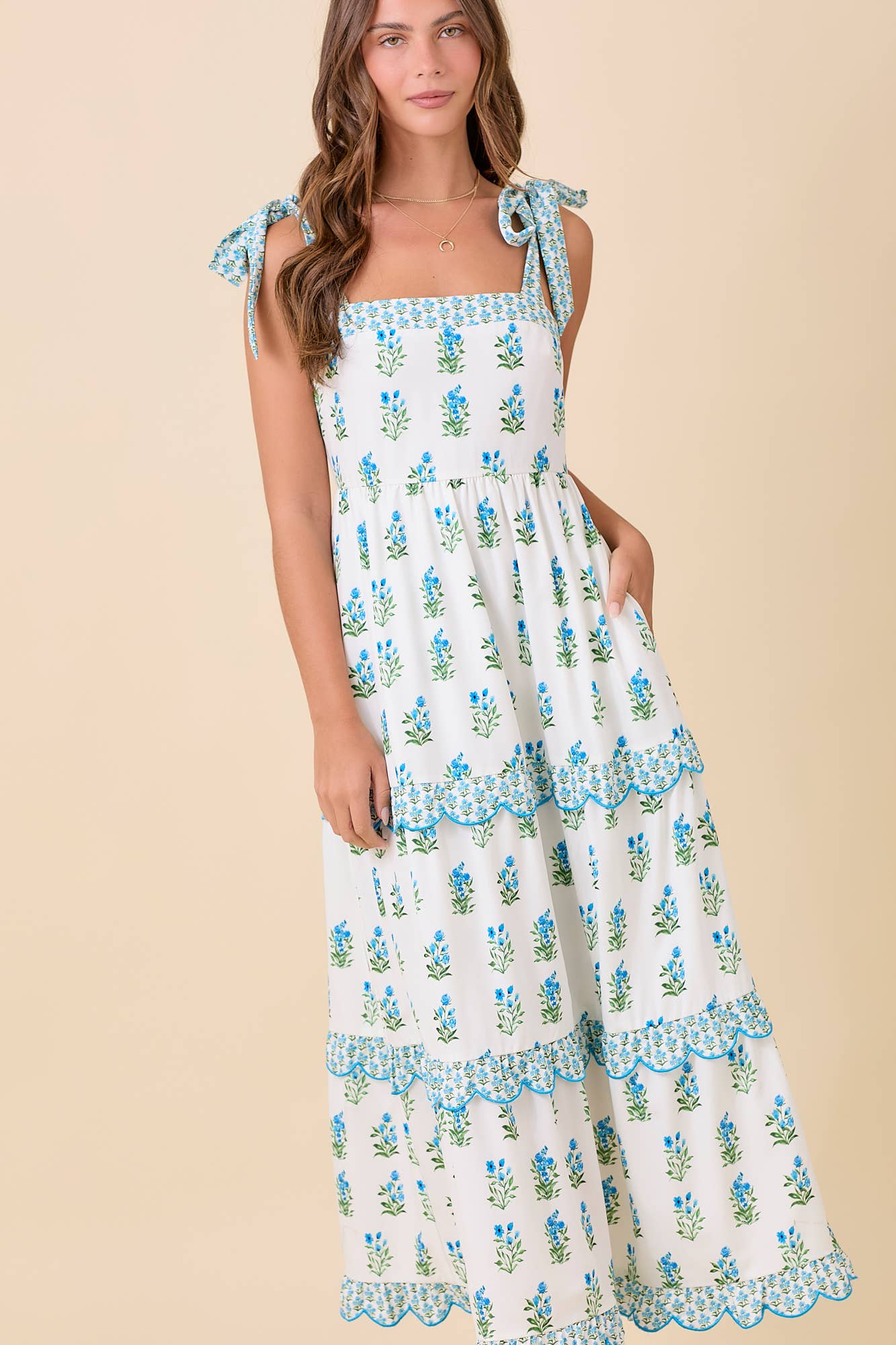 Emerson's Floral Maxi Dress