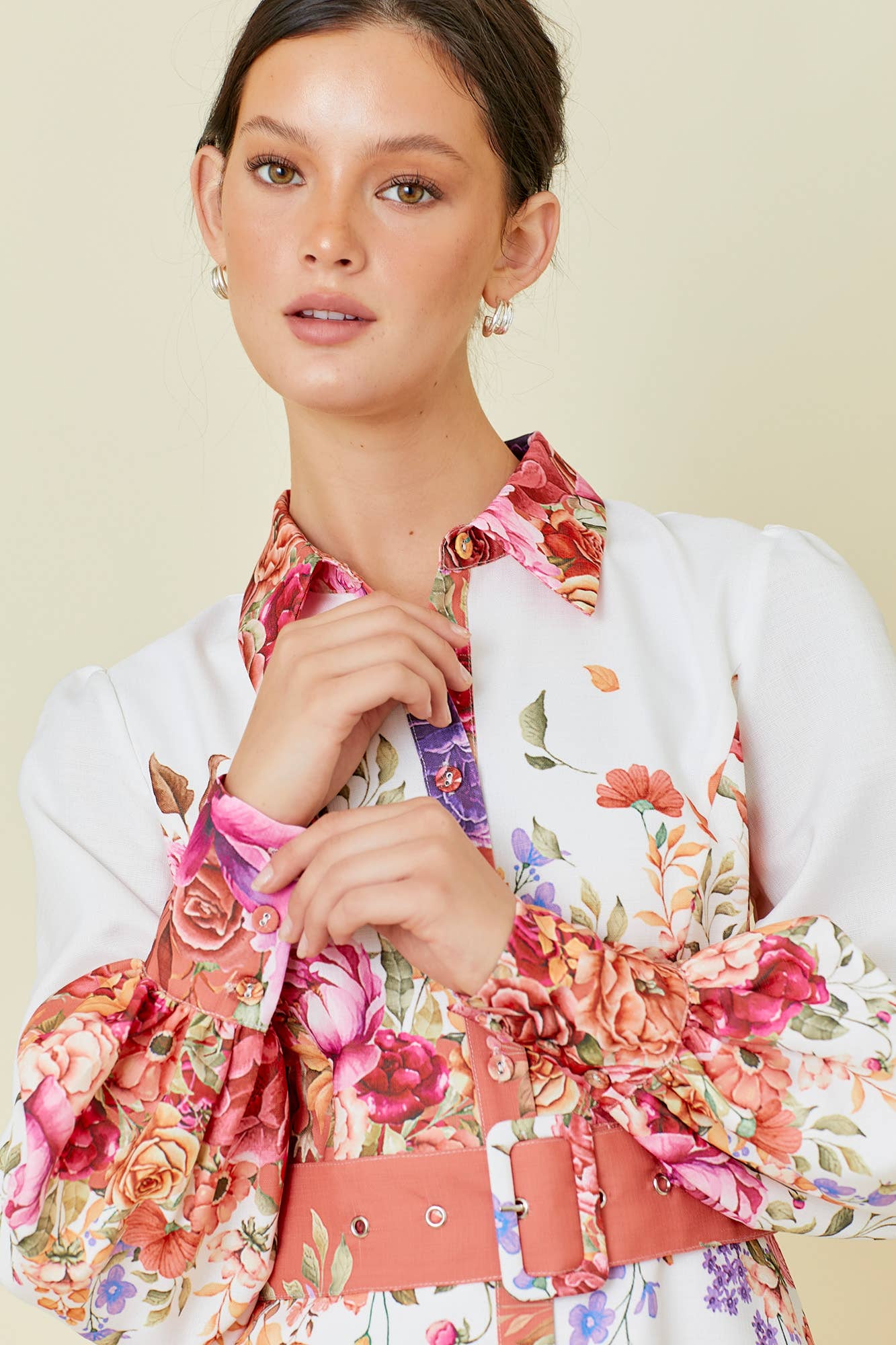 Elegantly Floral Maxi Dress