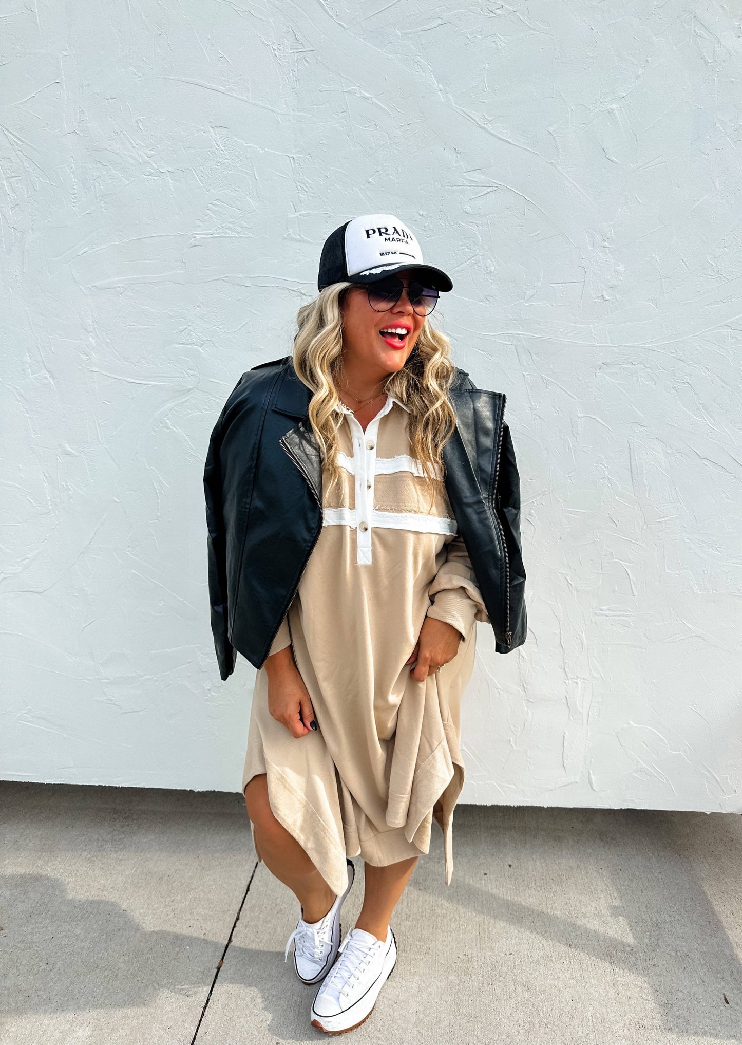 VARSITY LOUNGE DRESS