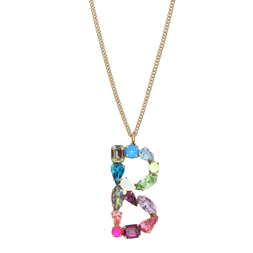 TOVA Monograms in Neon Necklace
