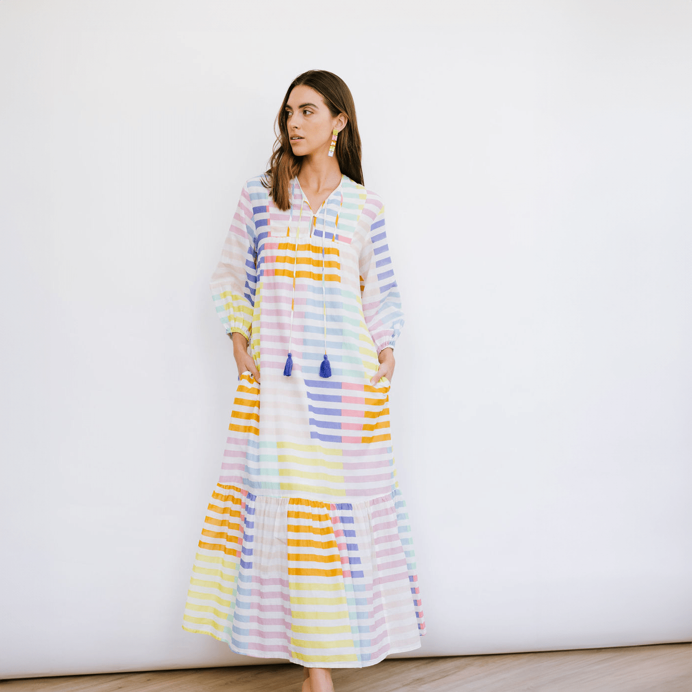 Colorful Copa Stripe Dress