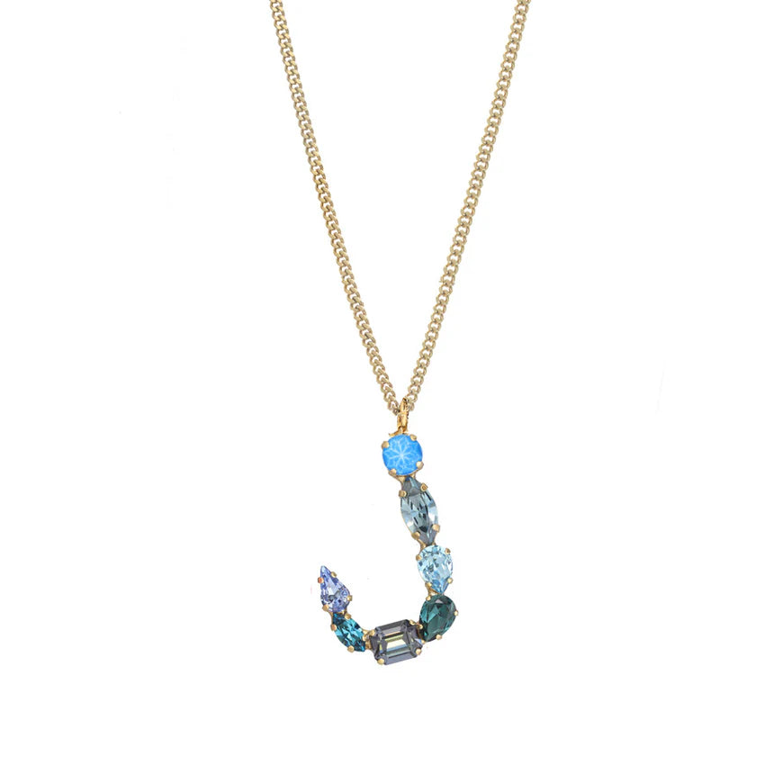 TOVA Monogram Pendant in Colors