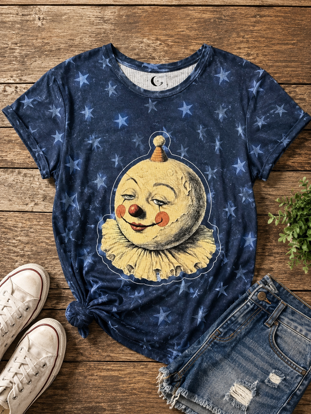 Jaded Gypsy Moon Dance Moon Wander Tee