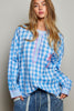 Palm Beach GIngham Blouse