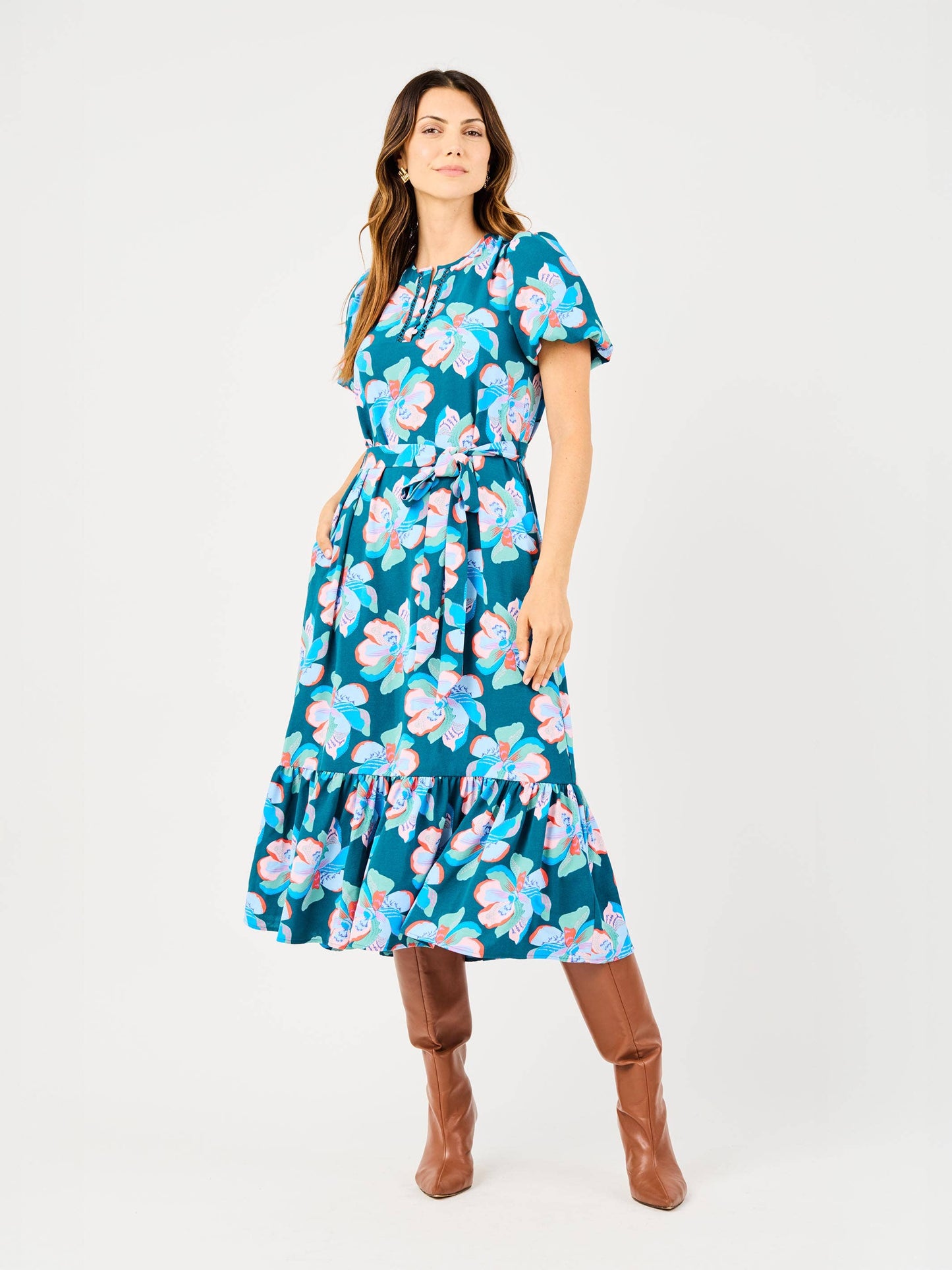 Camila Center Stage Green Dress
