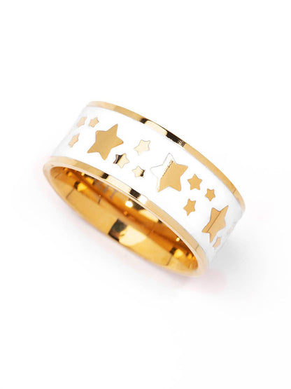 Star Pattern Ring: Red / 6