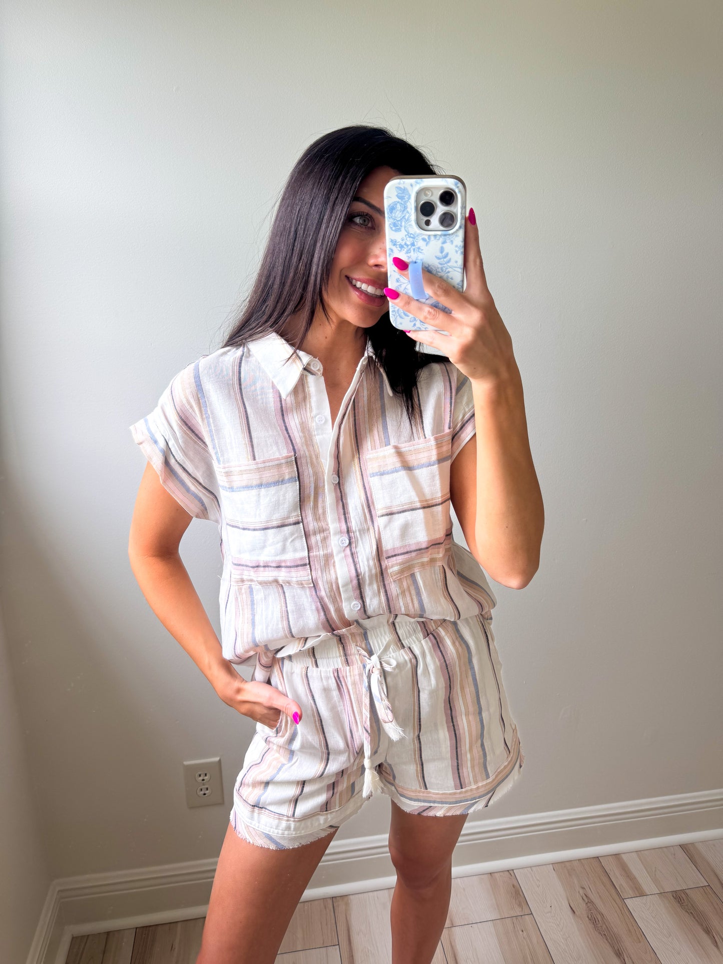 Luxury Linen Short Set
