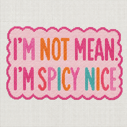 Spicy Nice Printed Needlepoint Canvas