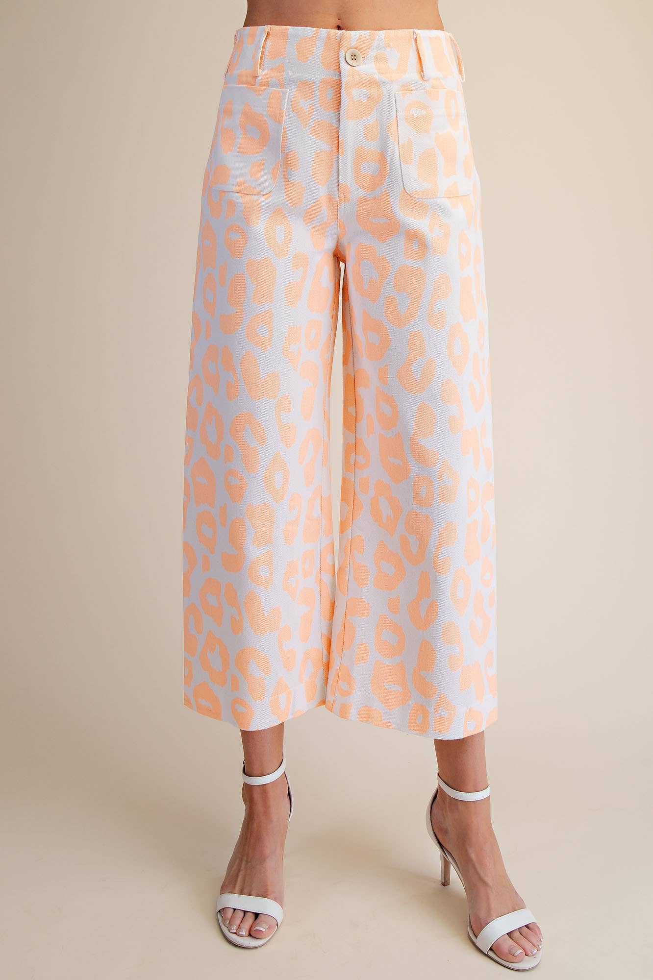 Colette Neon Green Leopard Pant