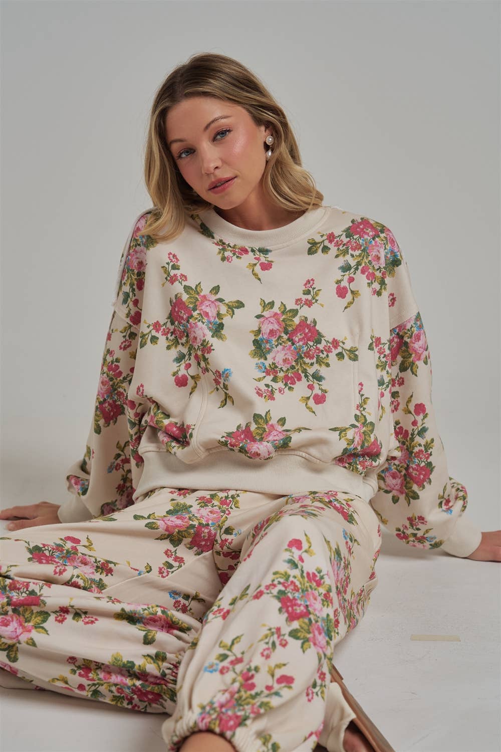 Charlie’s Floral 2 Piece Sweat Set