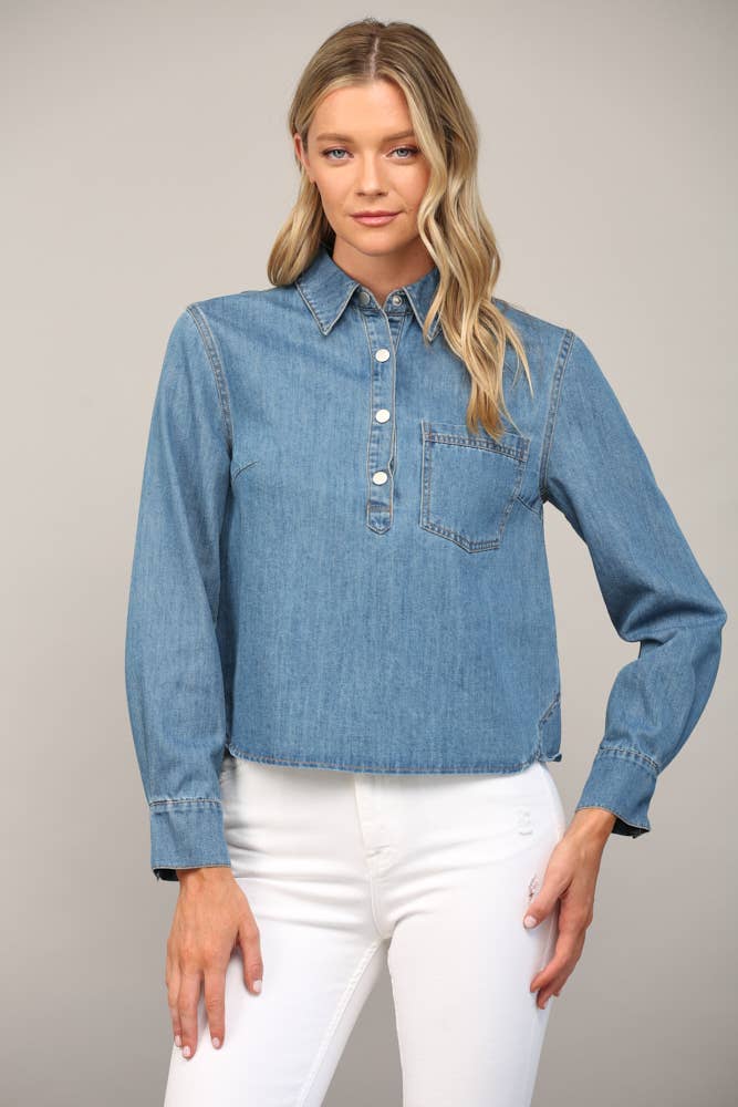 Darling in Denim Top