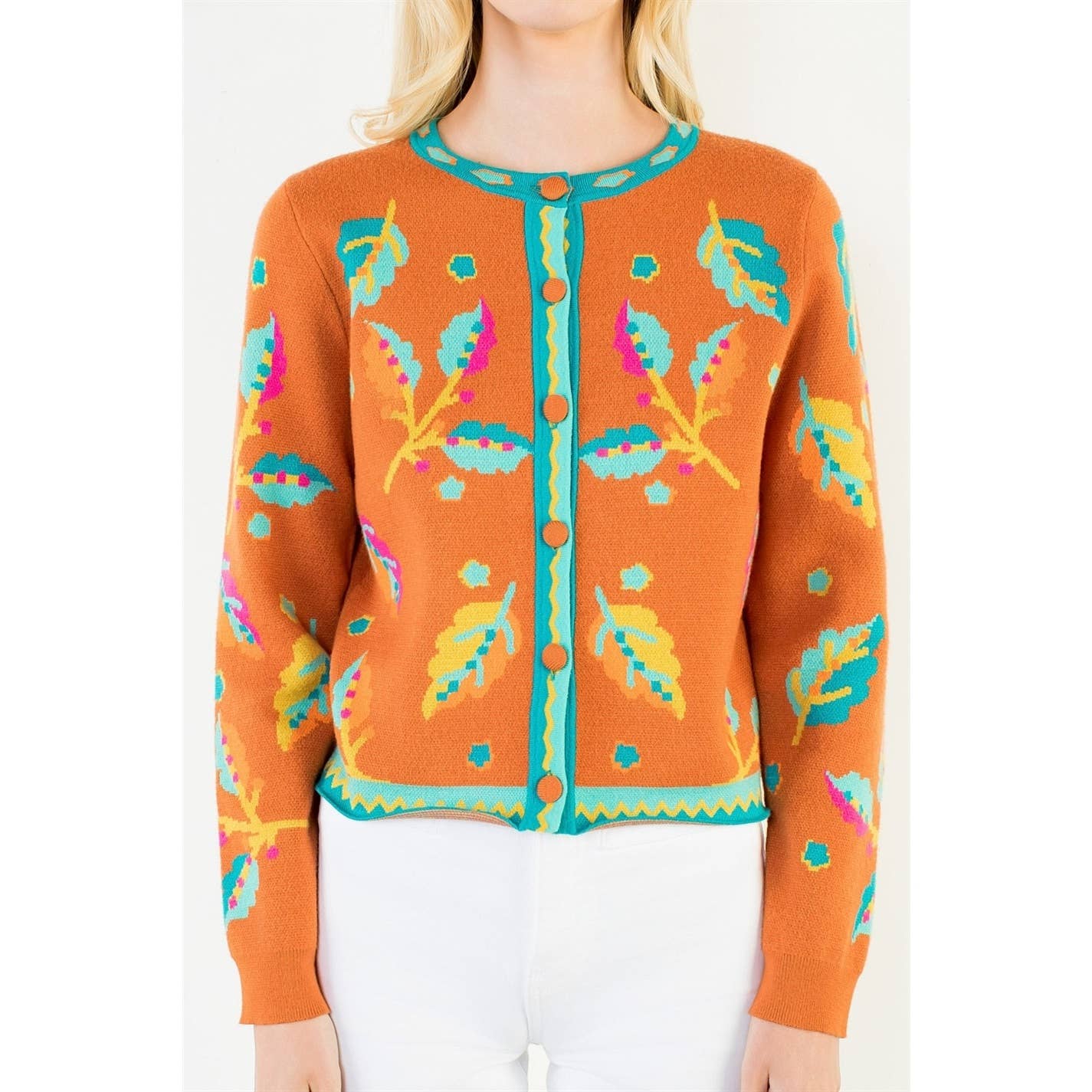 Queen of Style Button Up Sweater