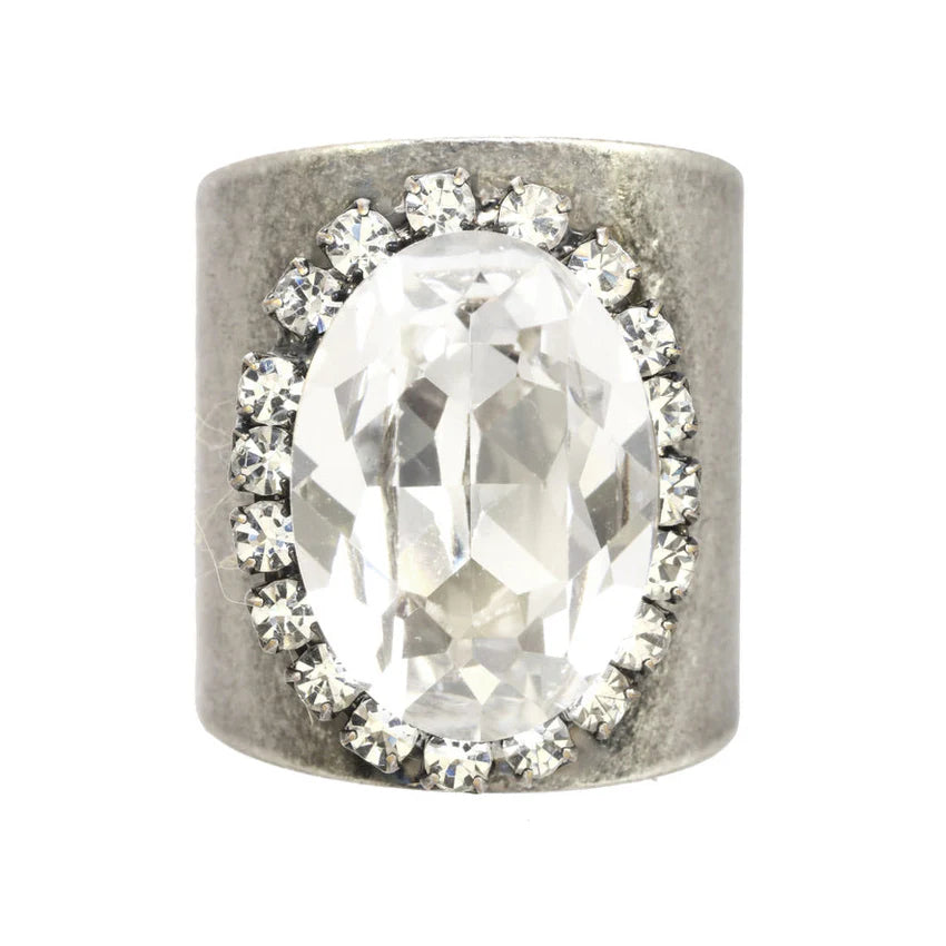 TOVA Sydney Ring in Antique Silver