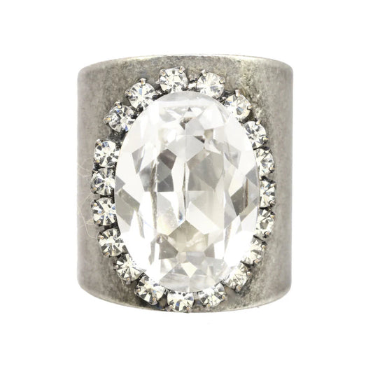 TOVA Sydney Ring in Antique Silver