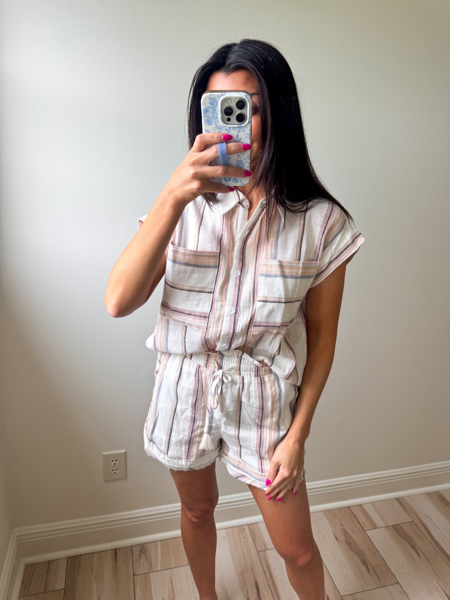 Luxury Linen Short Set