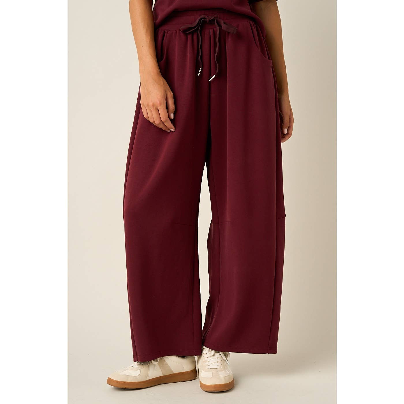 Cloud Knit Barrel Pant Set