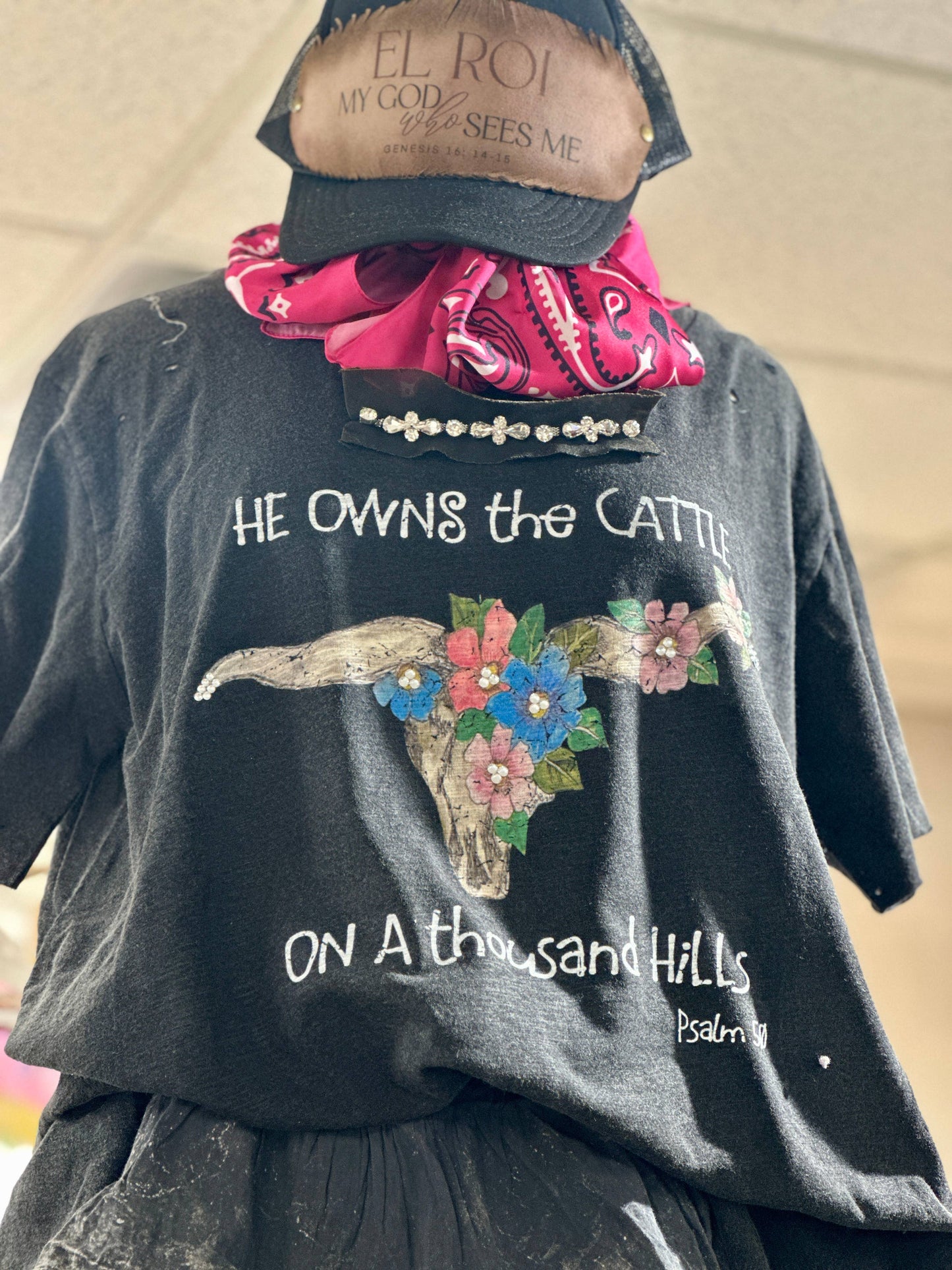 A Rare Bird He Owns The Cattle Tattered Tee