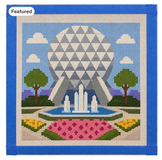 Around the World Needlepoint Canvas