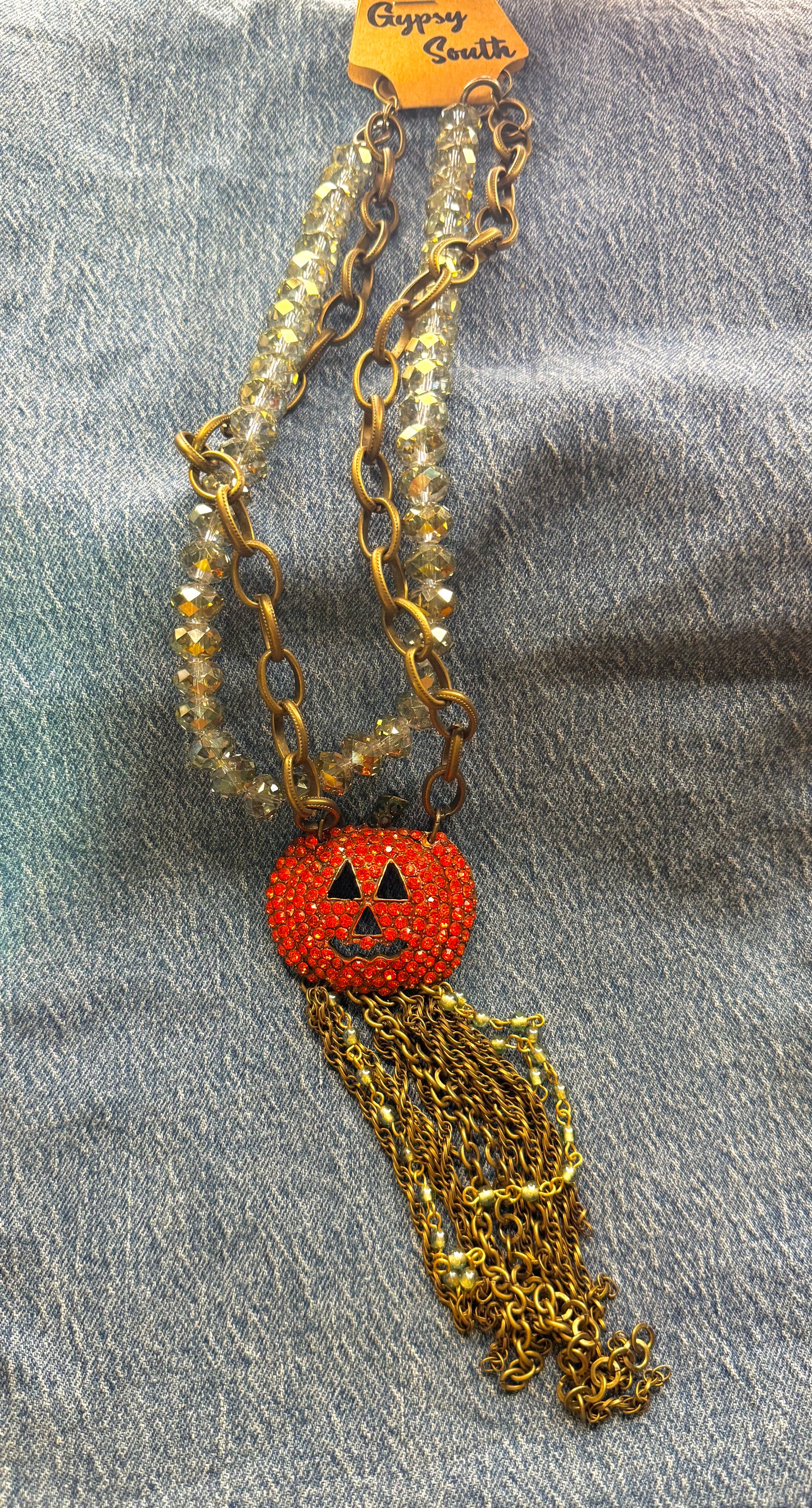 Gypsy South Jack O Lantern Necklace